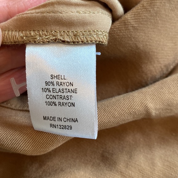 NWT L’Academie Midtown Pants in Tan Sz S - Picture 9 of 10